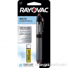 Rayovac Brite Essentials 1AAA LED Pocket Flashlight (color may vary) BRSLEDPEN-BB 552203571